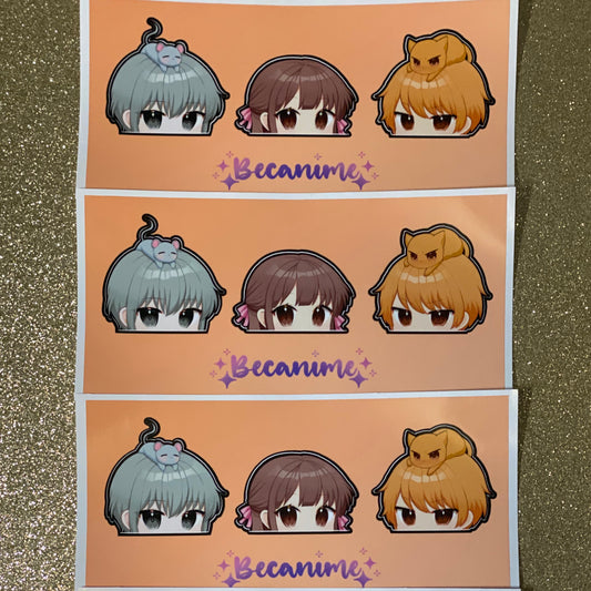 FB Chibi Peeker Sticker Sheet